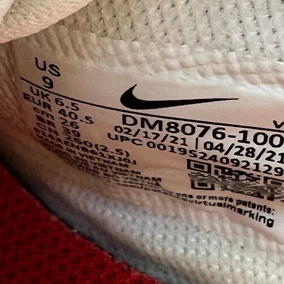 Nike Air Force 1 Shadow DM8076-100 Patchwork Yellow Red Size 9 Women’s - Picture 7 of 11